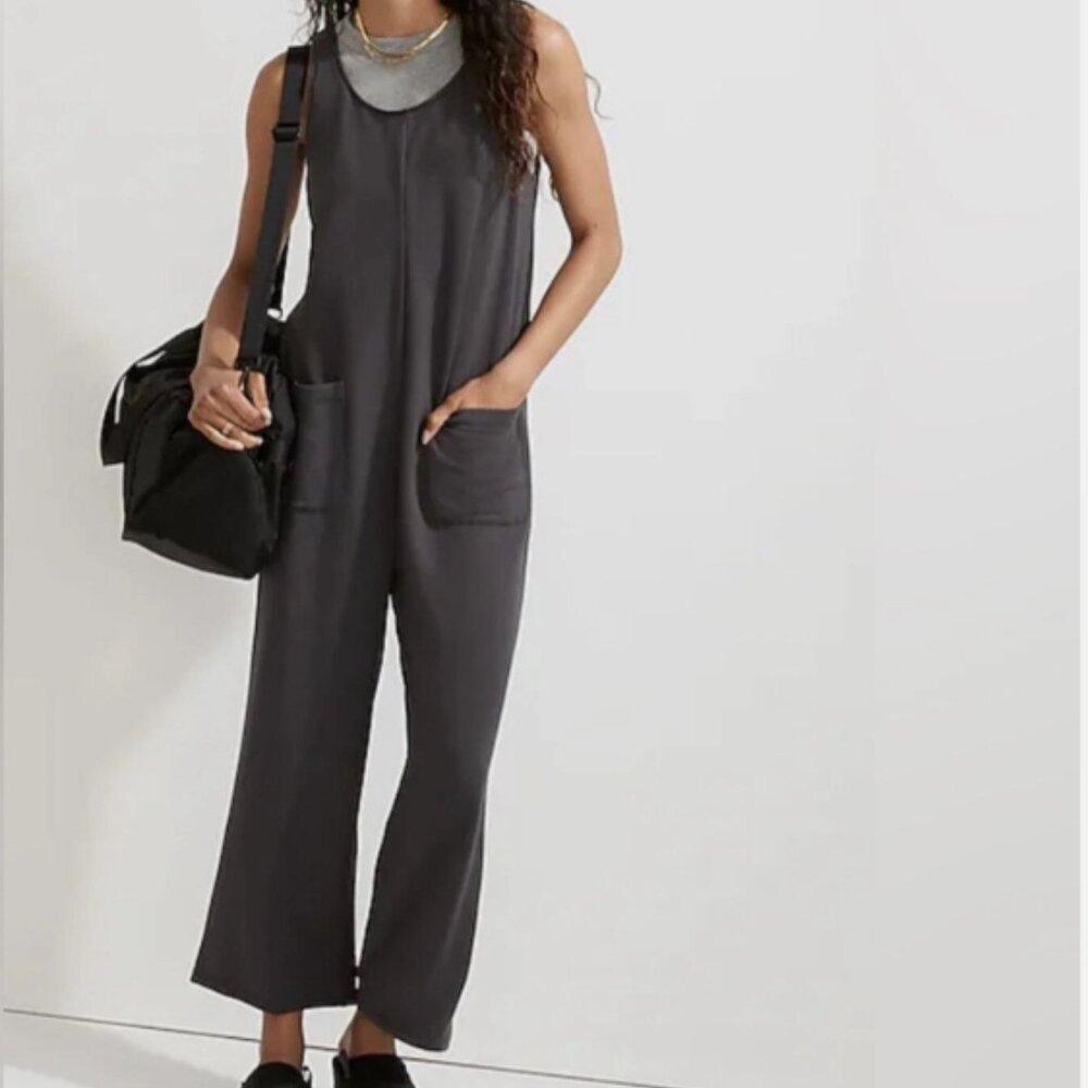 Madewell Pull-On Fleece Jumpsuit